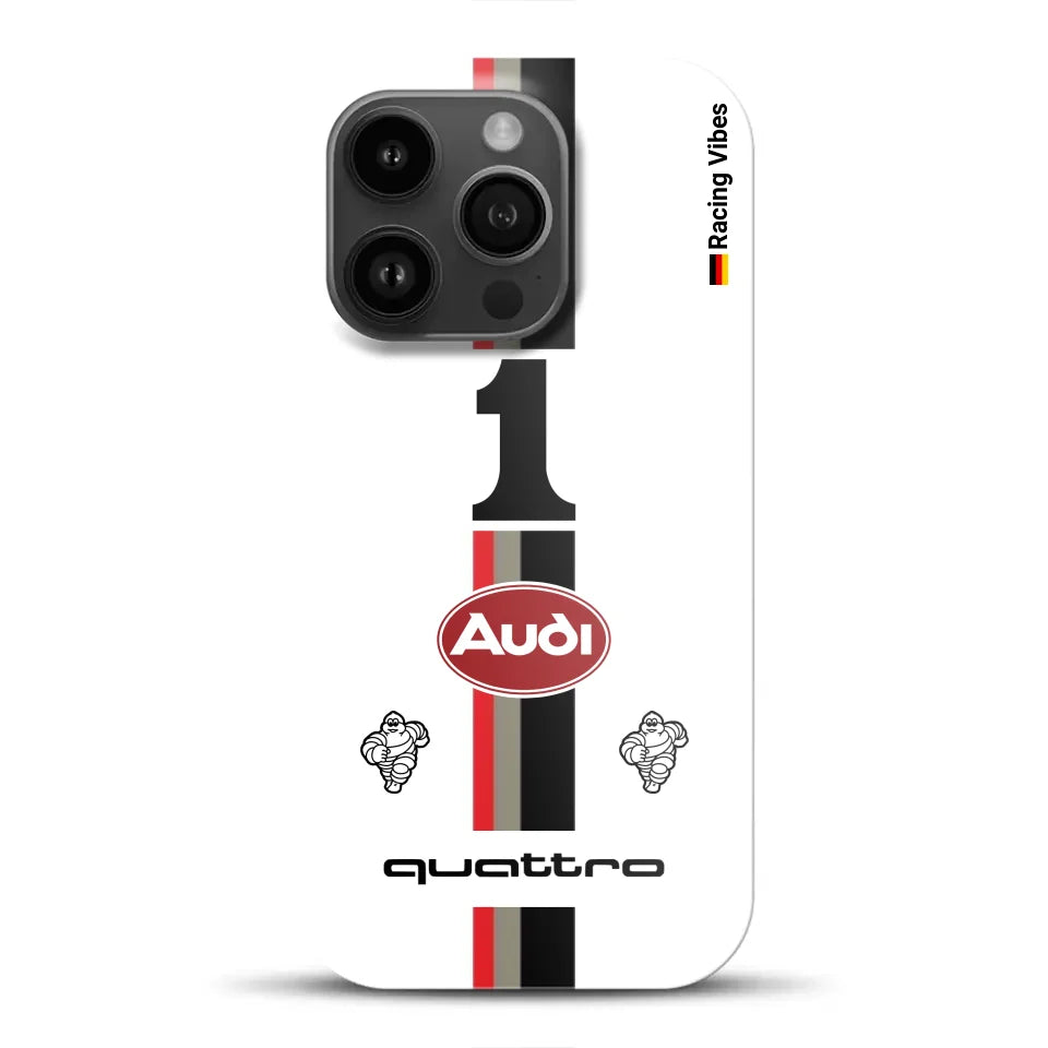 Audi Quattro S1 E2 Pikes Peak Livery - Individuelle Hardcase Hülle für iPhone
