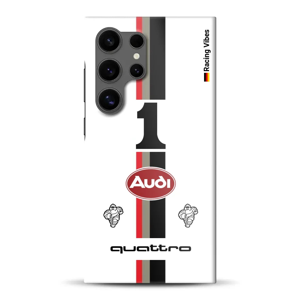 Audi Quattro S1 E2 Pikes Peak Livery - Individuelle Hardcase Hülle für Samsung