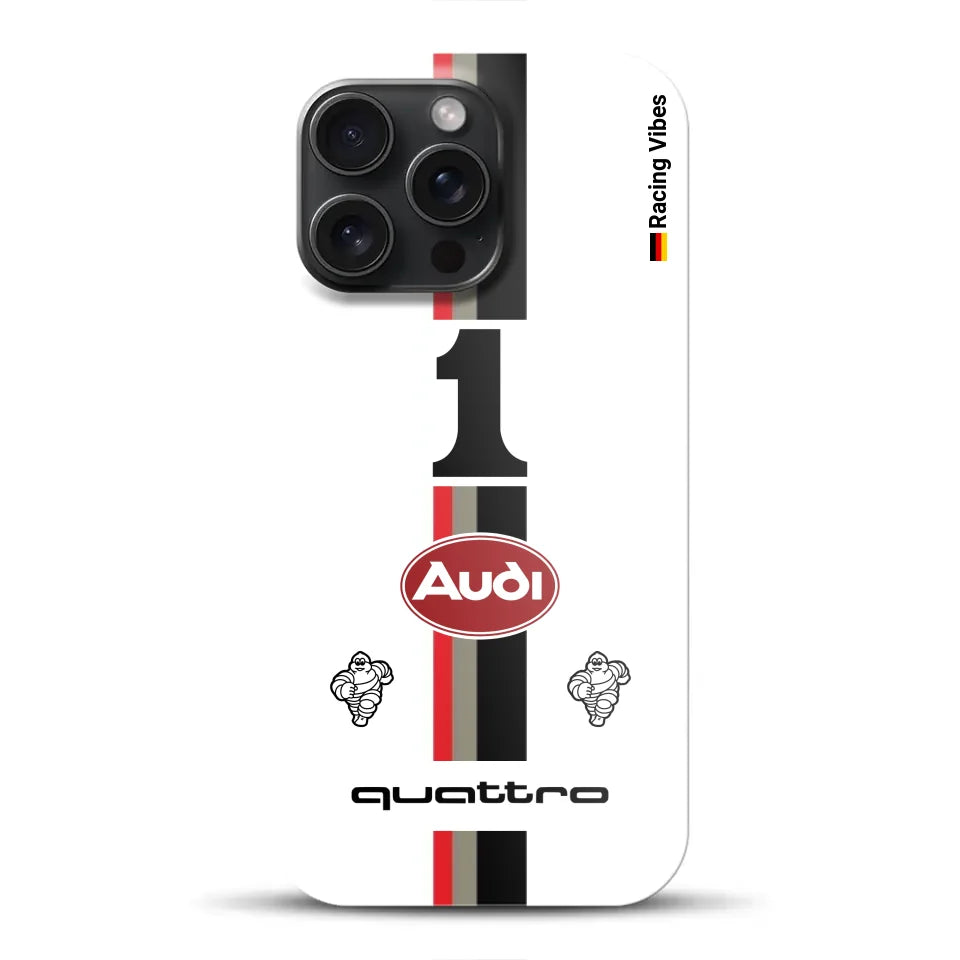Audi Quattro S1 E2 Pikes Peak Livery - Individuelle Hardcase Hülle für iPhone