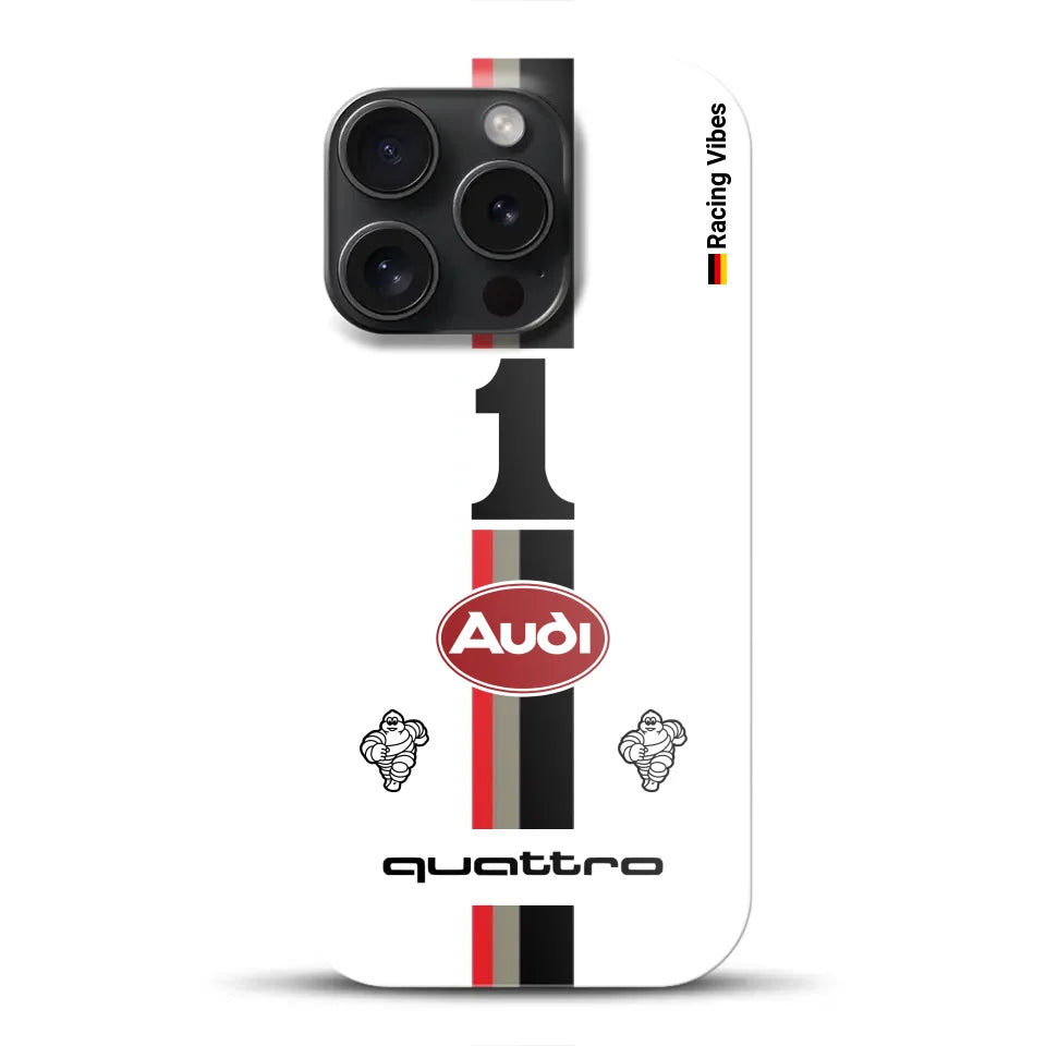 Audi Quattro S1 E2 Pikes Peak Livery - Individuelle Hardcase Hülle für iPhone