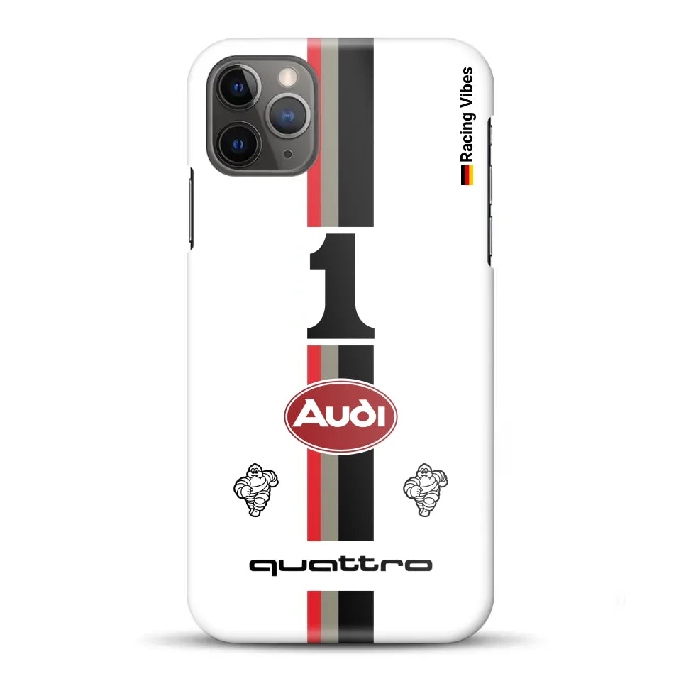 Audi Quattro S1 E2 Pikes Peak Livery - Individuelle Hardcase Hülle für iPhone