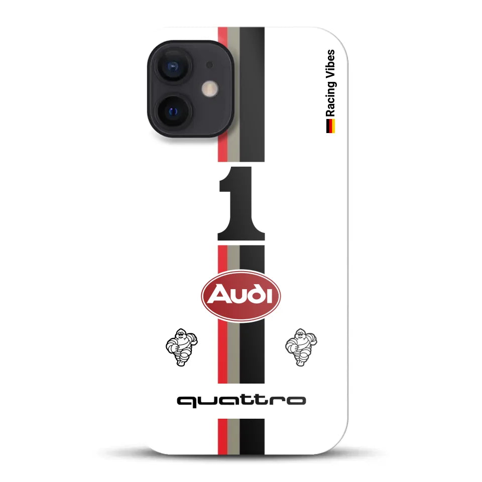 Audi Quattro S1 E2 Pikes Peak Livery - Individuelle Hardcase Hülle für iPhone
