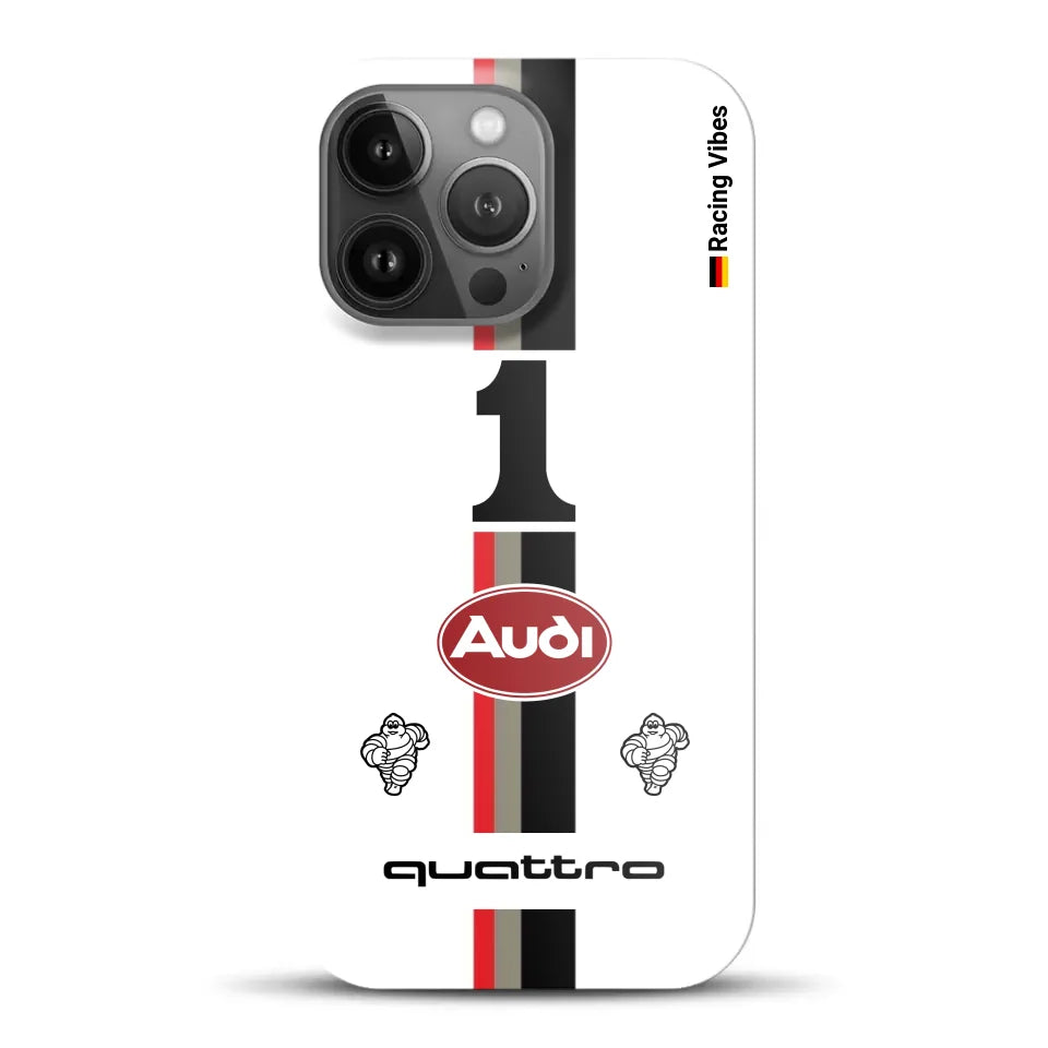 Audi Quattro S1 E2 Pikes Peak Livery - Individuelle Hardcase Hülle für iPhone