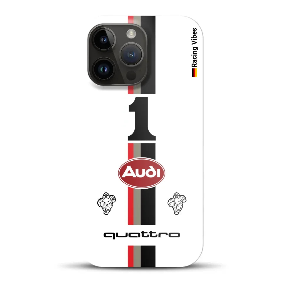 Audi Quattro S1 E2 Pikes Peak Livery - Individuelle Hardcase Hülle für iPhone