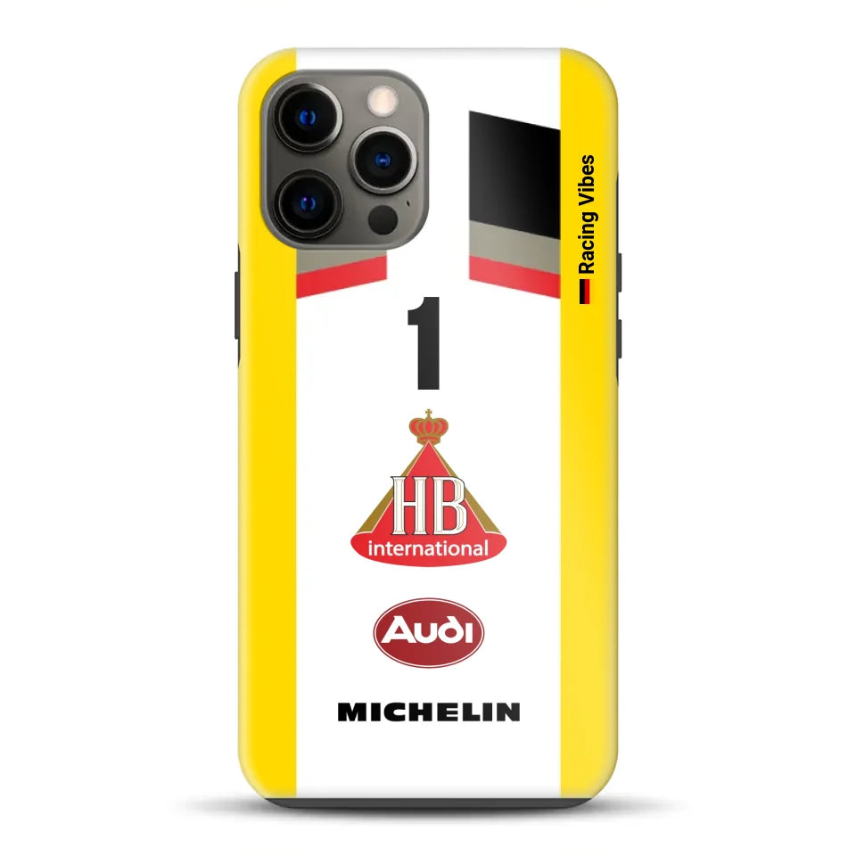 Audi Quattro S1 E2 Gruppe B Livery – Custodia premium personalizzata per iPhone