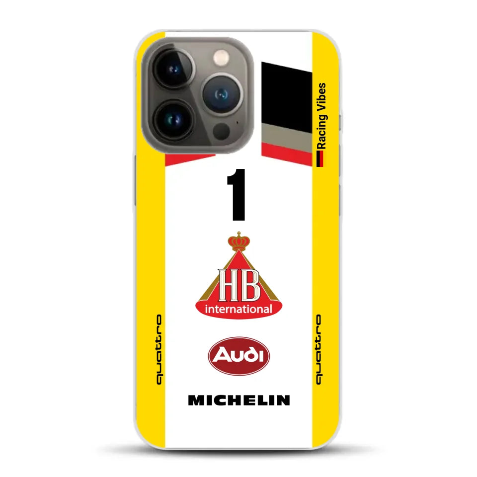 Audi Quattro S1 E2 Gruppe B Livery - Custodia per cellulare personalizzata per iPhone