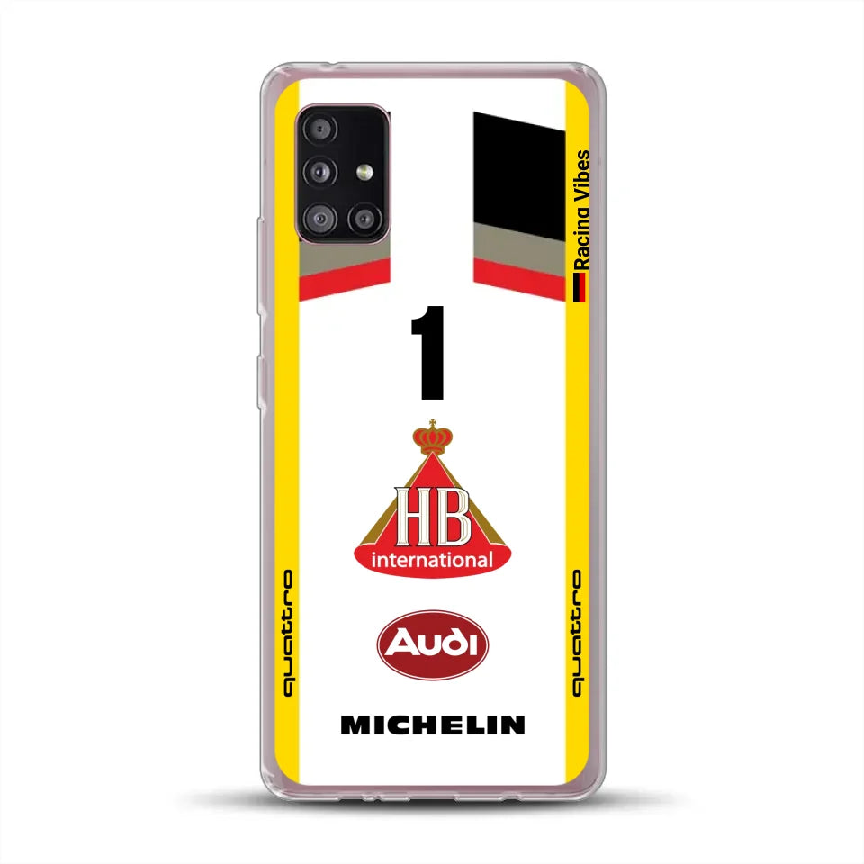 Audi Quattro S1 E2 Gruppe B Livery - Custodia per cellulare personalizzata per Samsung