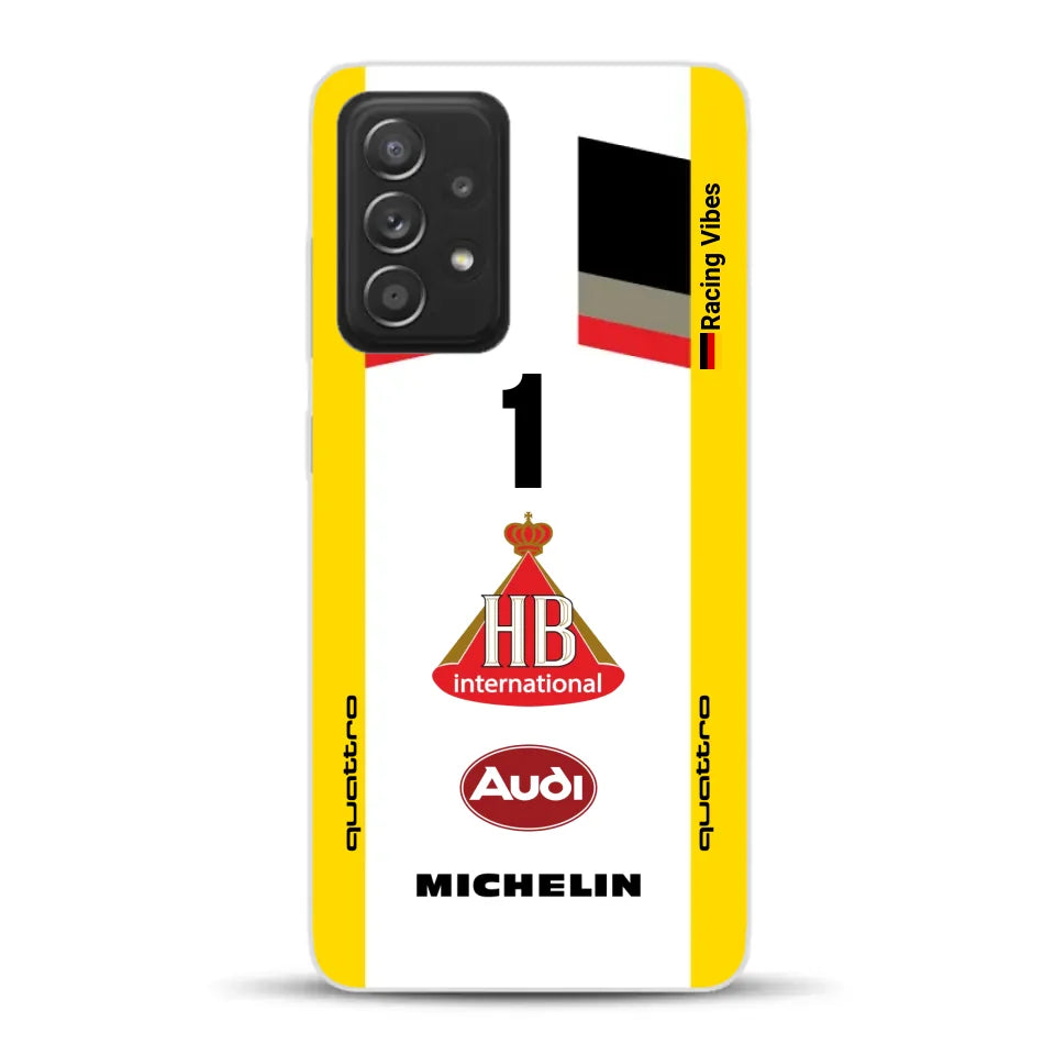 Audi Quattro S1 E2 Gruppe B Livery - Custodia per cellulare personalizzata per Samsung