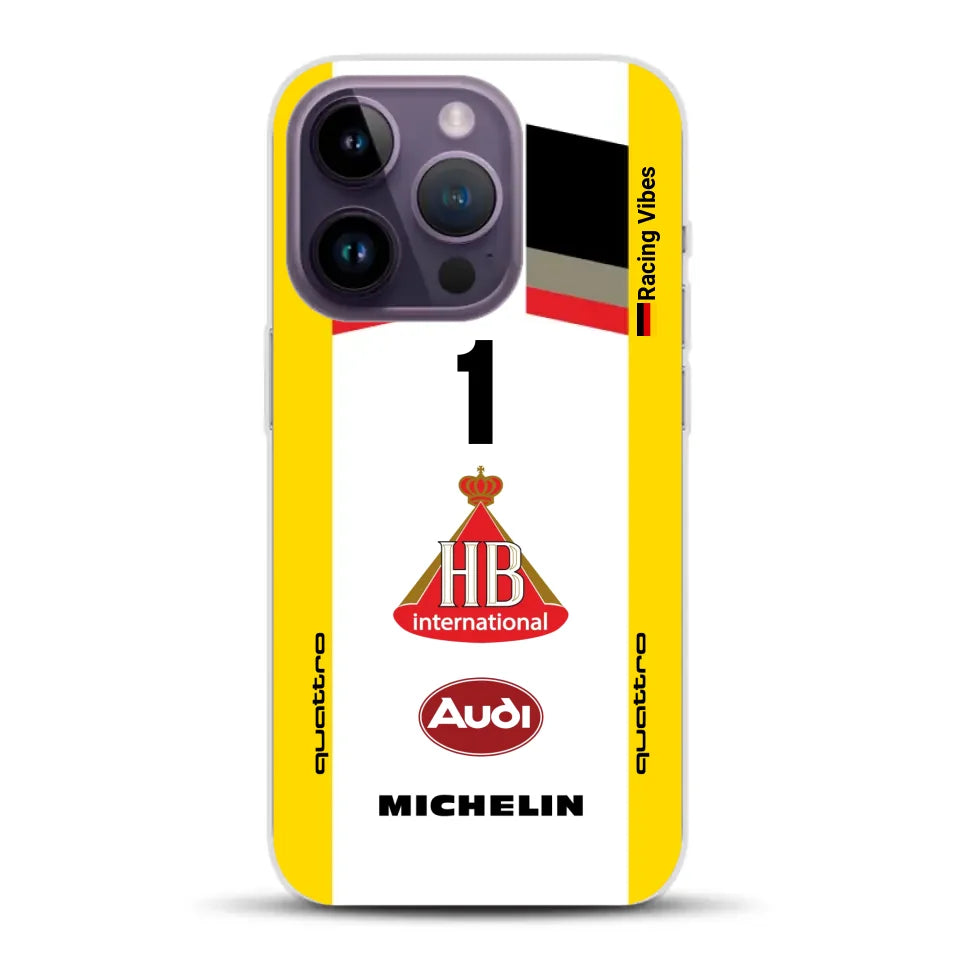 Audi Quattro S1 E2 Gruppe B Livery - Custodia per cellulare personalizzata per iPhone