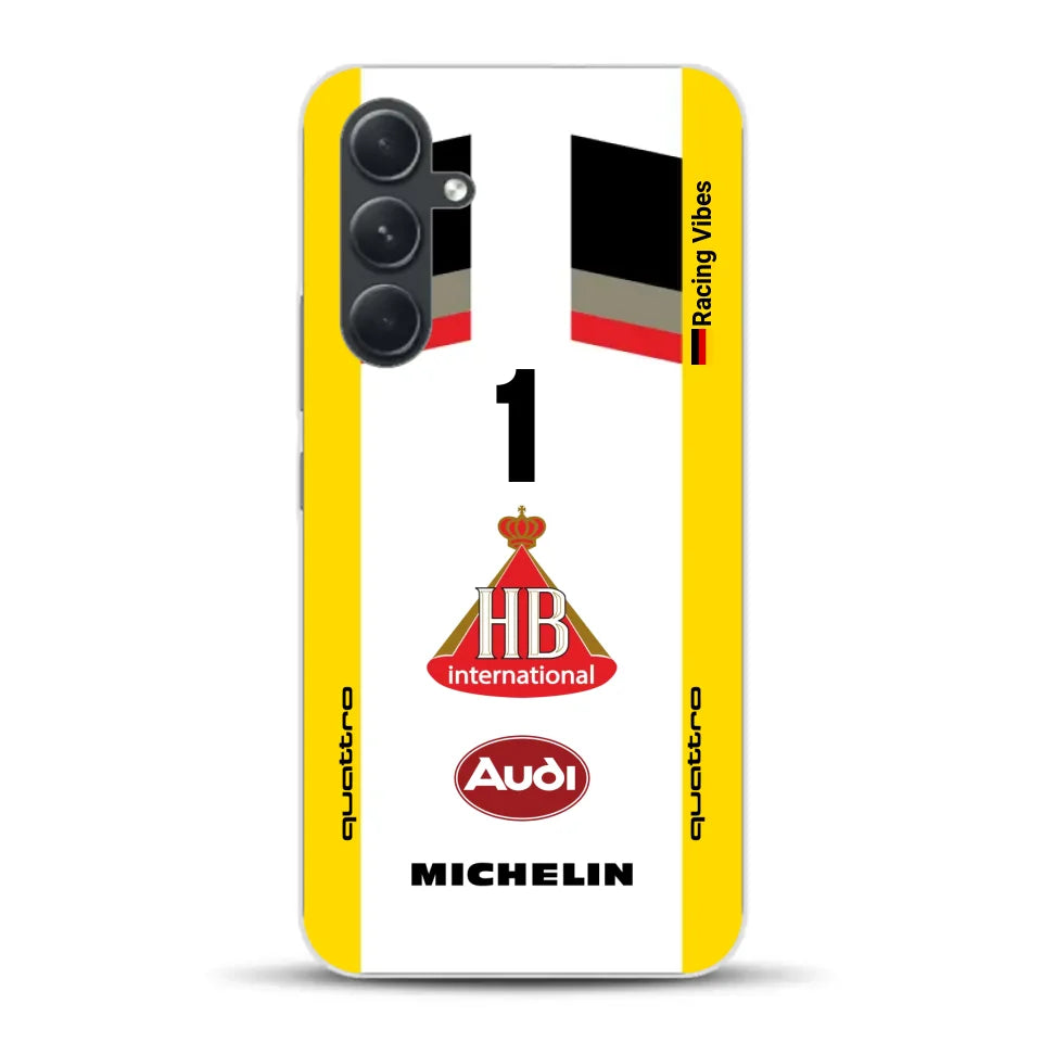Audi Quattro S1 E2 Gruppe B Livery - Custodia per cellulare personalizzata per Samsung