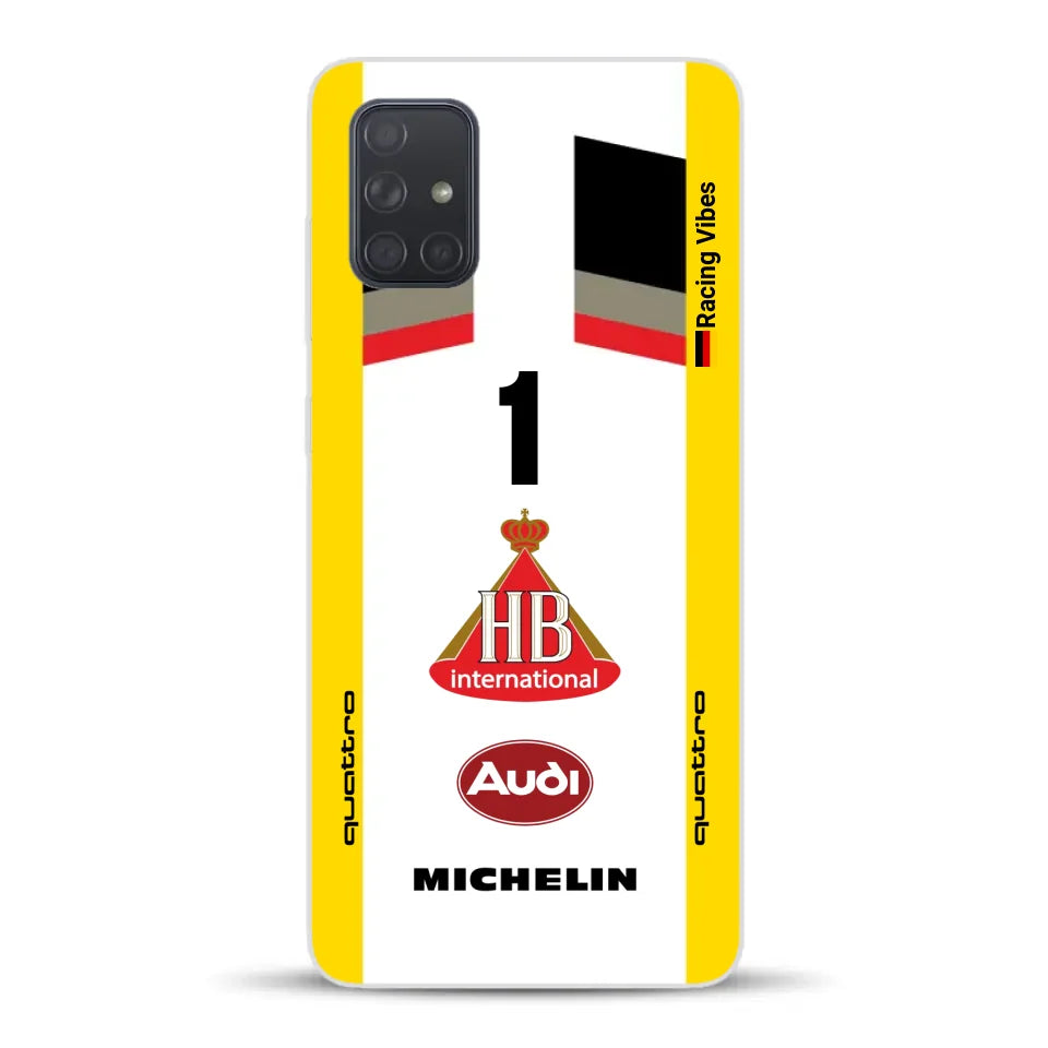 Audi Quattro S1 E2 Gruppe B Livery - Custodia per cellulare personalizzata per Samsung