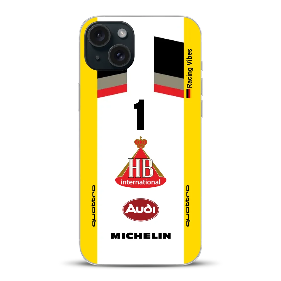 Audi Quattro S1 E2 Gruppe B Livery - Custodia per cellulare personalizzata per iPhone