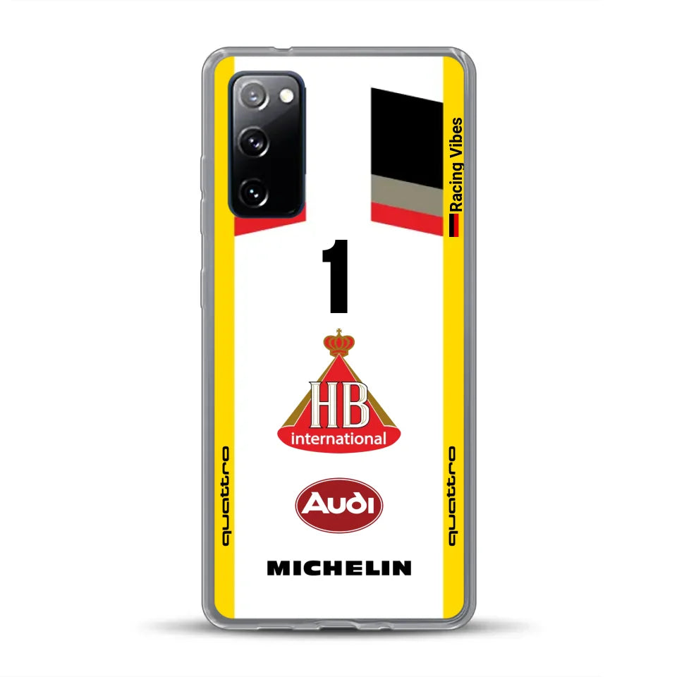 Audi Quattro S1 E2 Gruppe B Livery - Custodia per cellulare personalizzata per Samsung