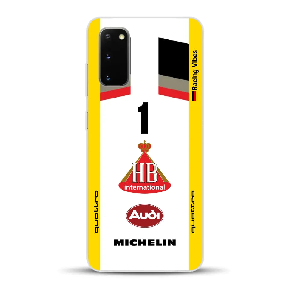 Audi Quattro S1 E2 Gruppe B Livery - Custodia per cellulare personalizzata per Samsung
