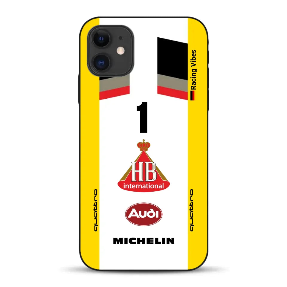 Audi Quattro S1 E2 Gruppe B Livery - Custodia per cellulare personalizzata per iPhone
