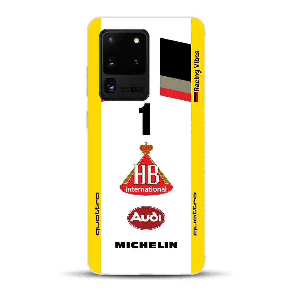Audi Quattro S1 E2 Gruppe B Livery - Custodia per cellulare personalizzata per Samsung