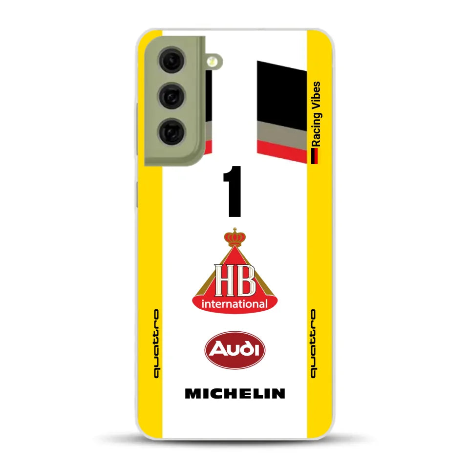 Audi Quattro S1 E2 Gruppe B Livery - Custodia per cellulare personalizzata per Samsung