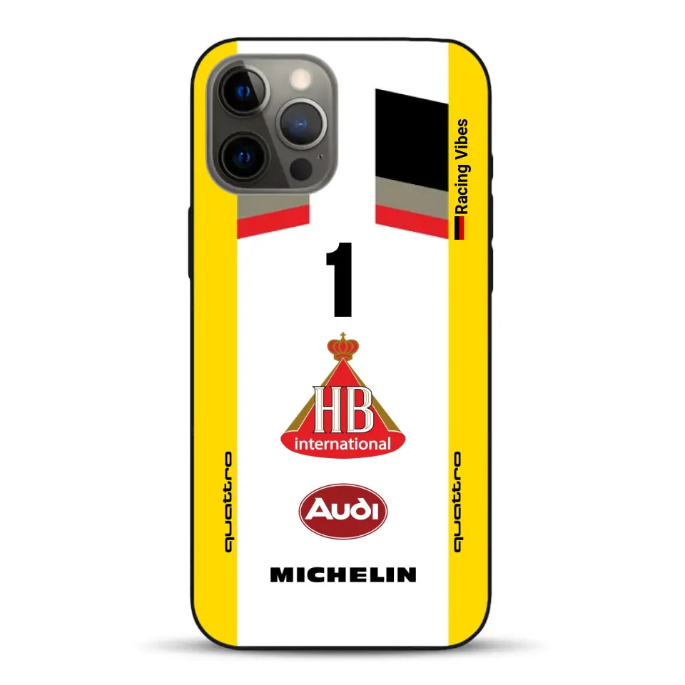 Audi Quattro S1 E2 Gruppe B Livery - Custodia per cellulare personalizzata per iPhone