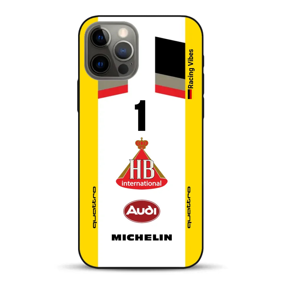 Audi Quattro S1 E2 Gruppe B Livery - Custodia per cellulare personalizzata per iPhone