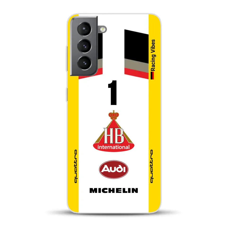 Audi Quattro S1 E2 Gruppe B Livery - Custodia per cellulare personalizzata per Samsung