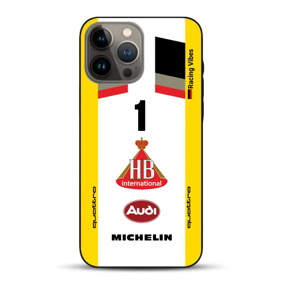 Audi Quattro S1 E2 Gruppe B Livery - Custodia per cellulare personalizzata per iPhone