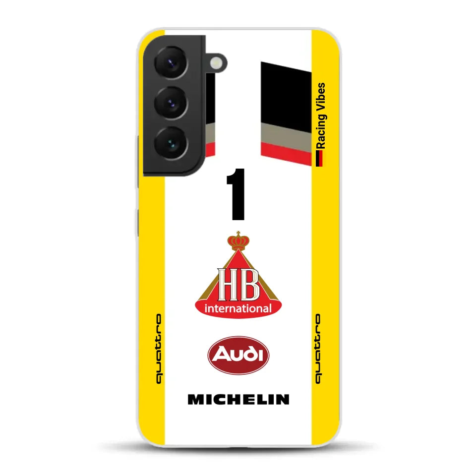 Audi Quattro S1 E2 Gruppe B Livery - Custodia per cellulare personalizzata per Samsung