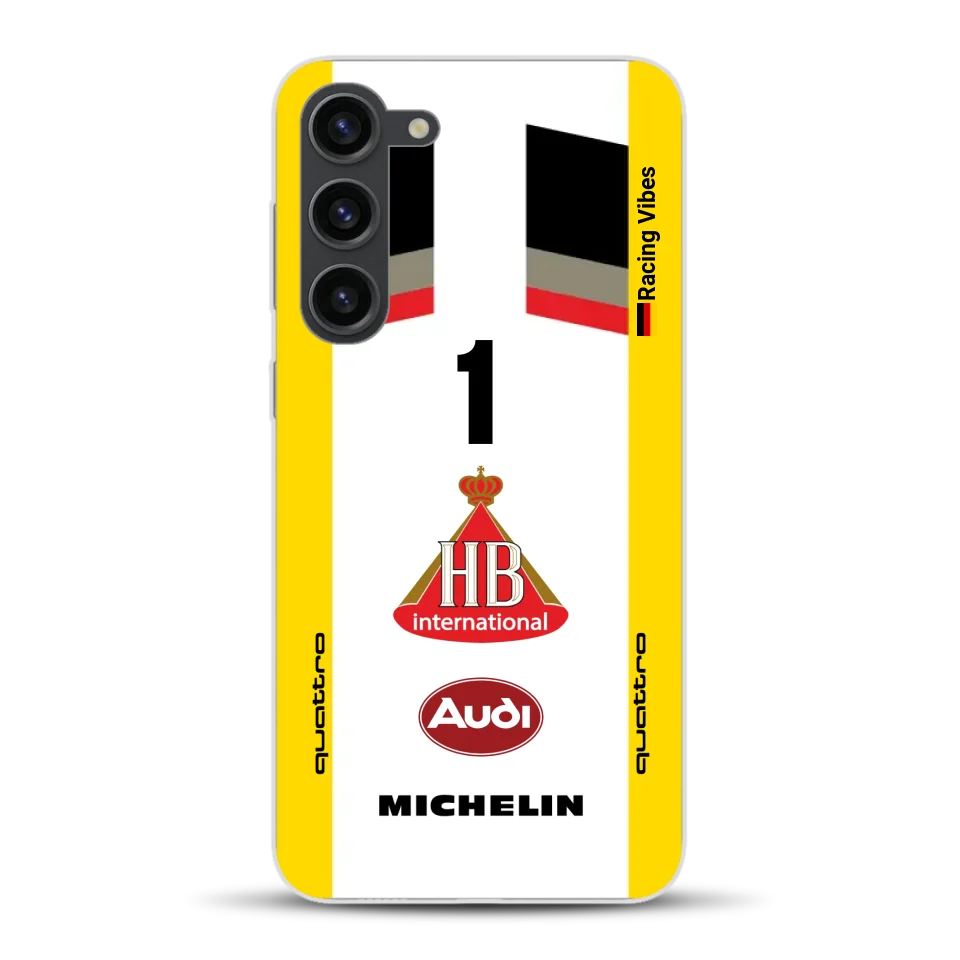 Audi Quattro S1 E2 Gruppe B Livery - Custodia per cellulare personalizzata per Samsung