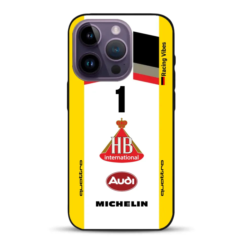 Audi Quattro S1 E2 Gruppe B Livery - Individuelle Handyhülle für iPhone