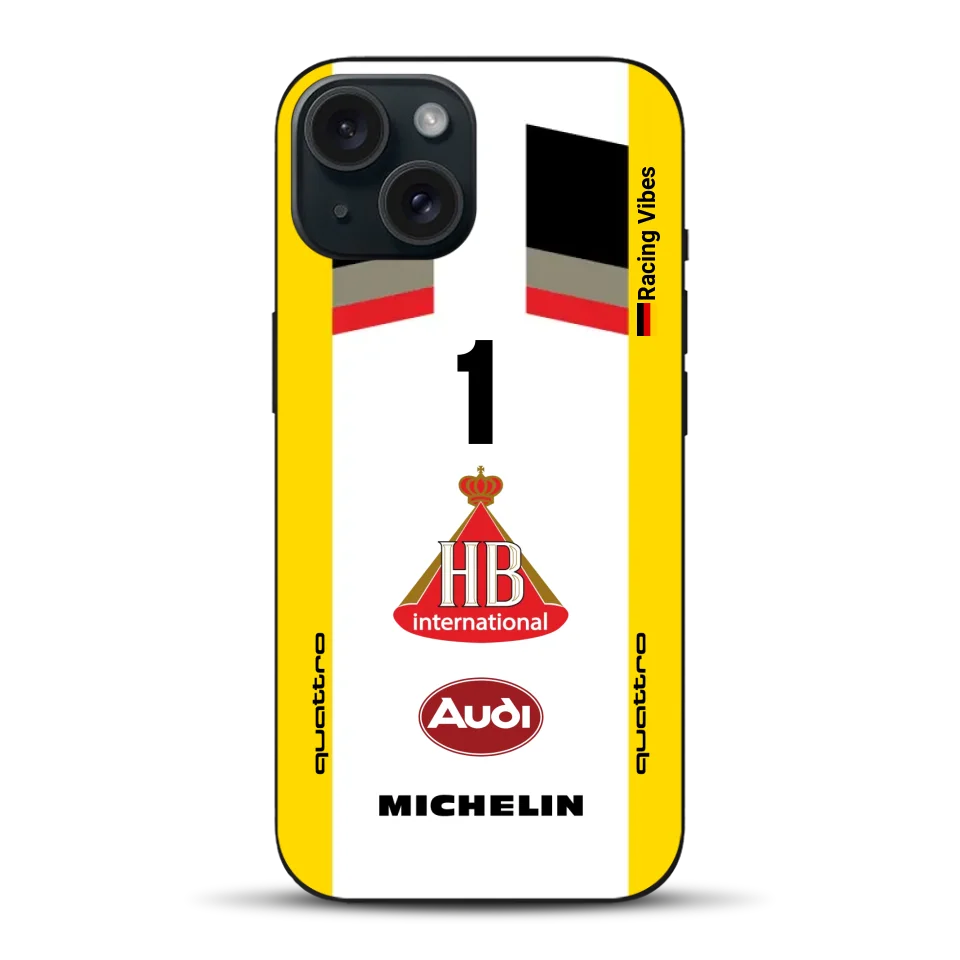 Audi Quattro S1 E2 Gruppe B Livery - Individuelle Handyhülle für iPhone