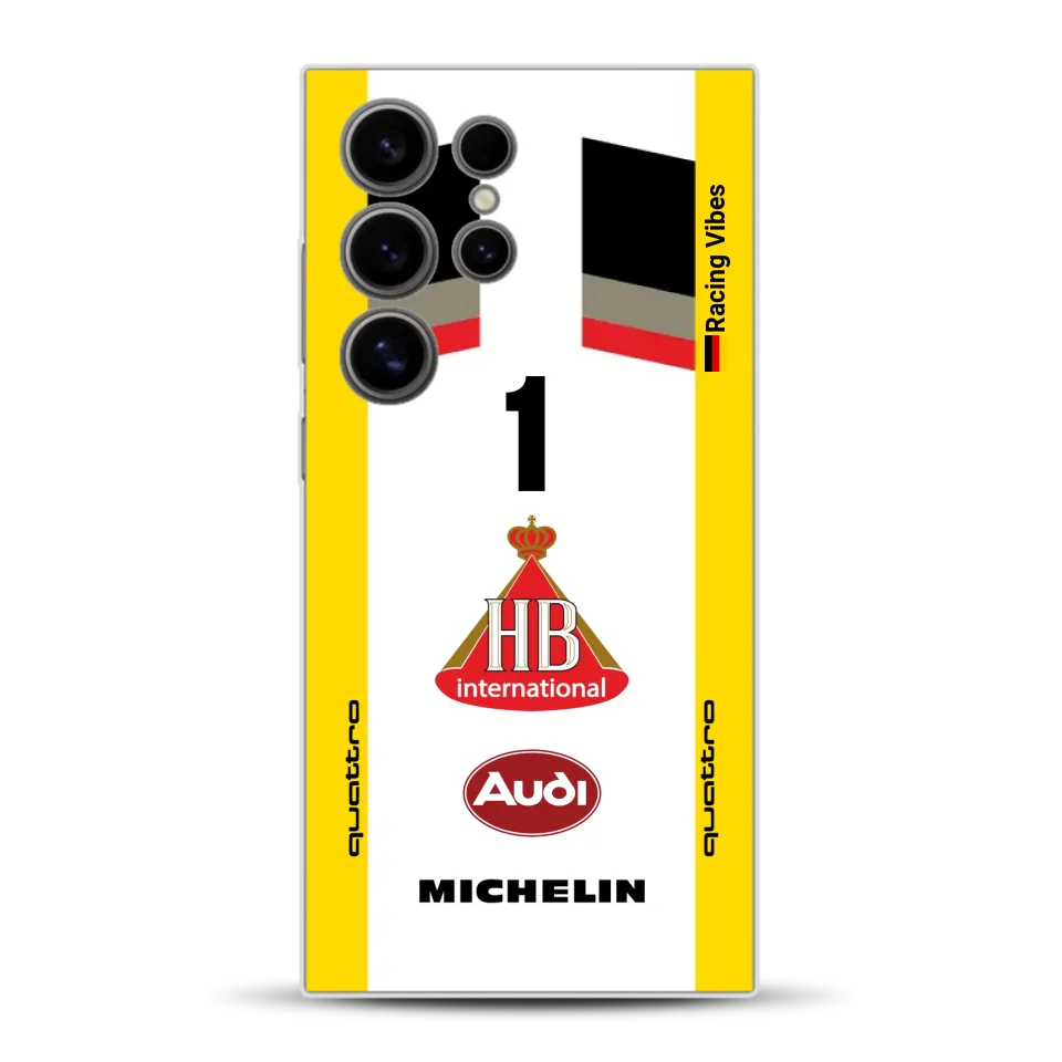 Audi Quattro S1 E2 Gruppe B Livery - Custodia per cellulare personalizzata per Samsung