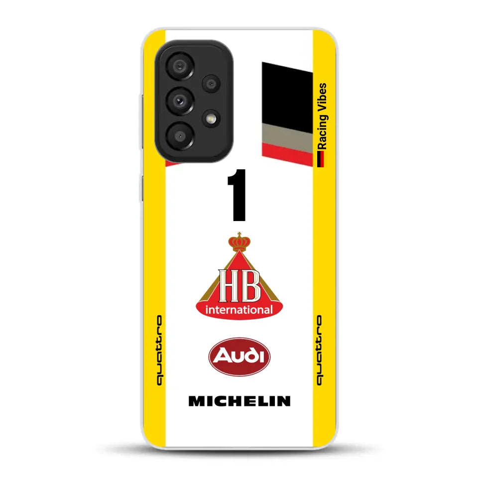 Audi Quattro S1 E2 Gruppe B Livery - Custodia per cellulare personalizzata per Samsung