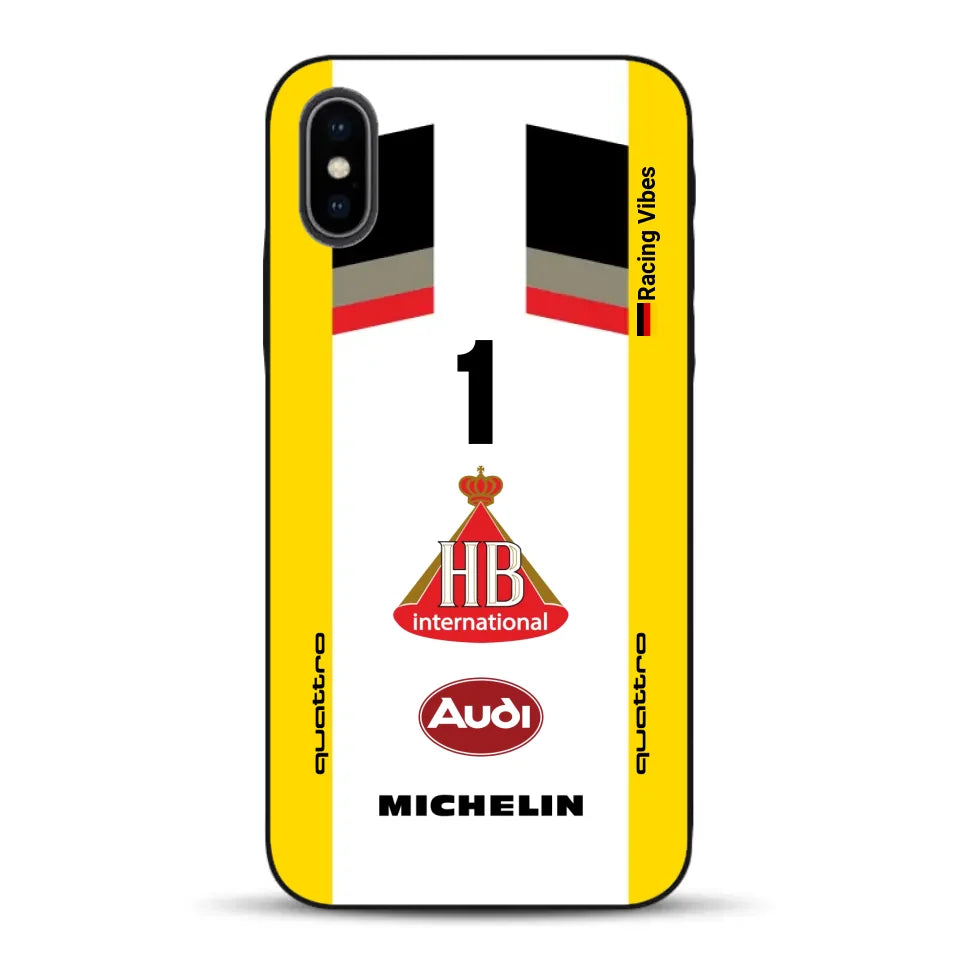 Audi Quattro S1 E2 Gruppe B Livery - Custodia per cellulare personalizzata per iPhone