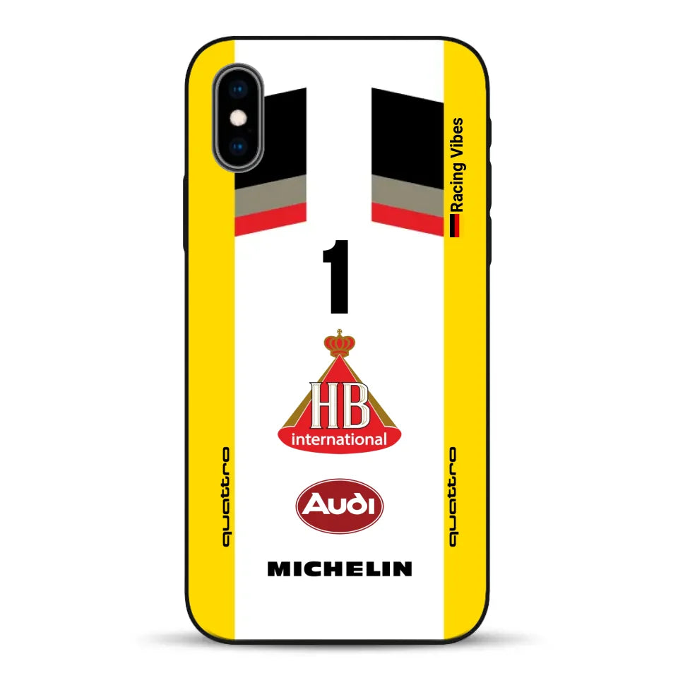Audi Quattro S1 E2 Gruppe B Livery - Custodia per cellulare personalizzata per iPhone