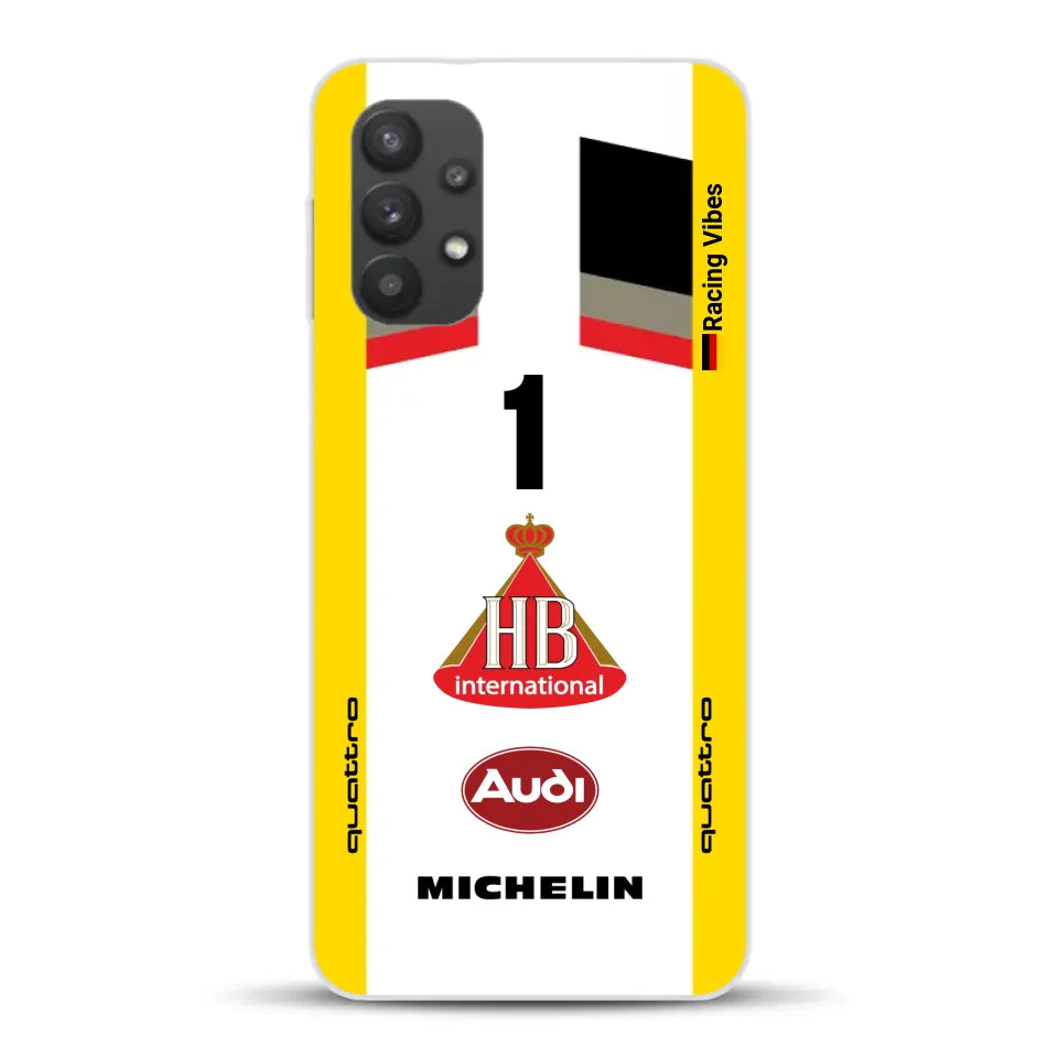 Audi Quattro S1 E2 Gruppe B Livery - Custodia per cellulare personalizzata per Samsung