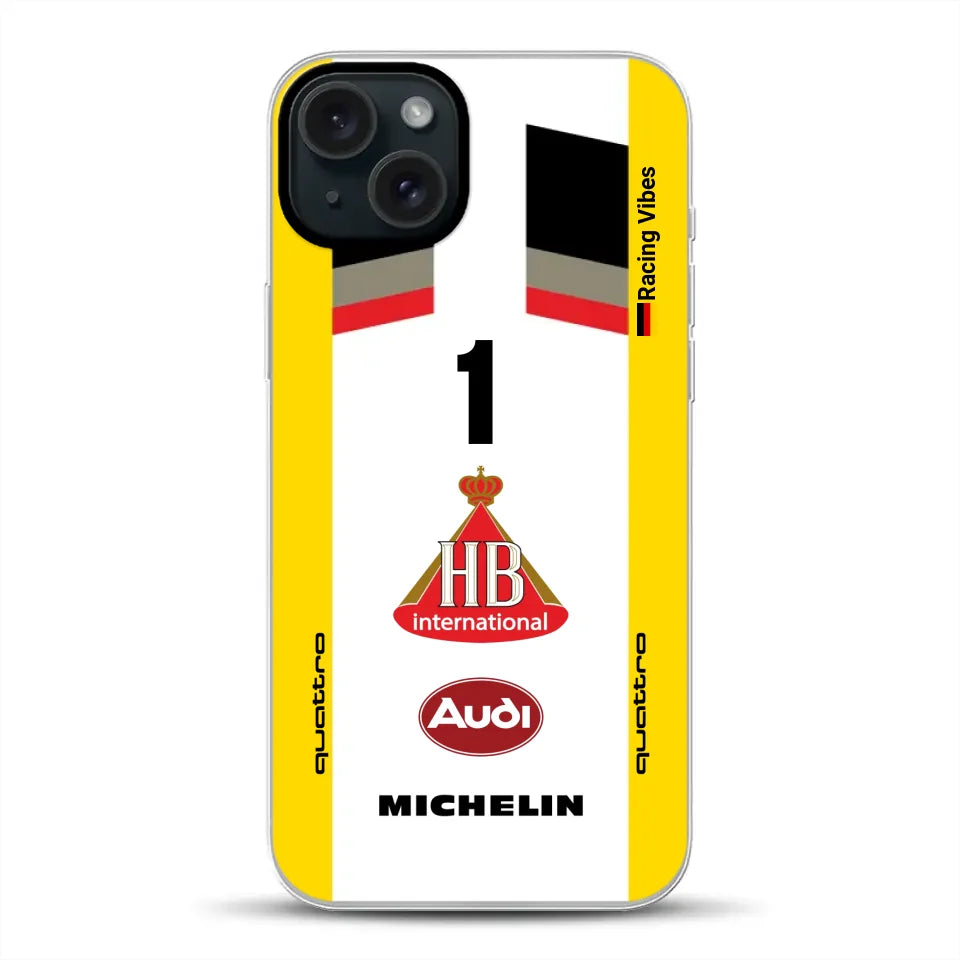 Audi Quattro S1 E2 Gruppe B Livery - Custodia per cellulare personalizzata per iPhone