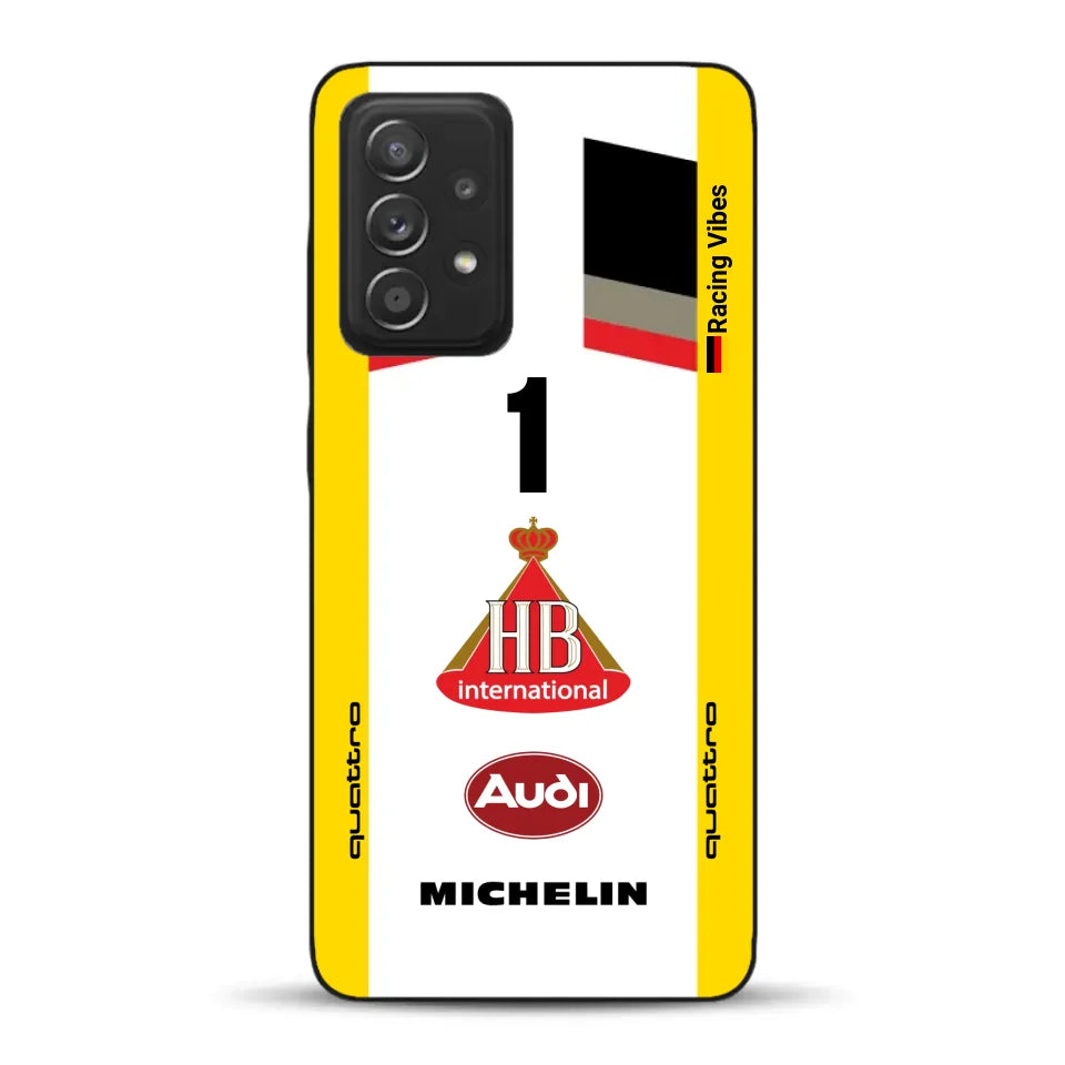 Audi Quattro S1 E2 Gruppe B Livery - Custodia per cellulare personalizzata per Samsung