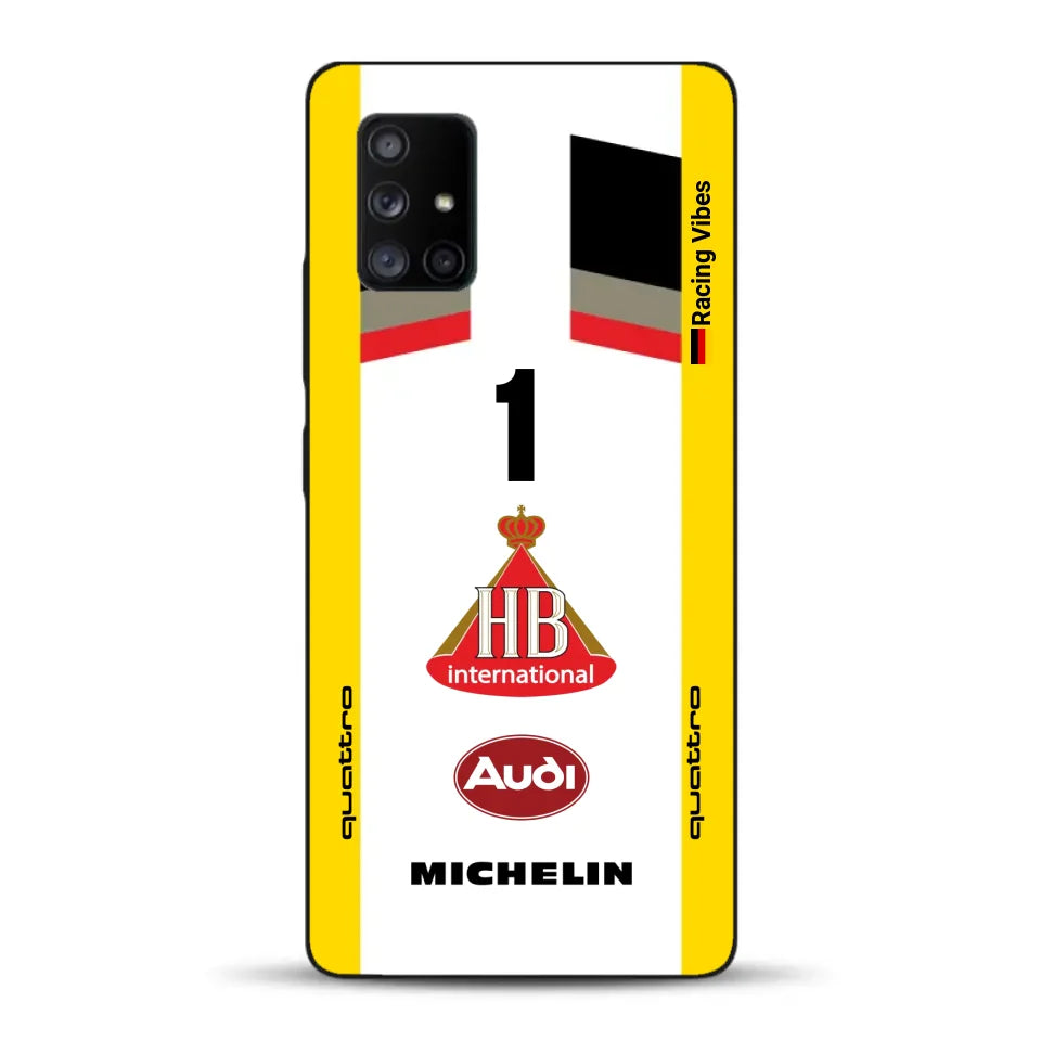 Audi Quattro S1 E2 Gruppe B Livery - Custodia per cellulare personalizzata per Samsung