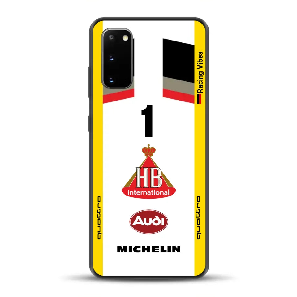 Audi Quattro S1 E2 Gruppe B Livery - Custodia per cellulare personalizzata per Samsung
