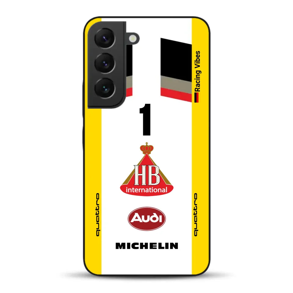 Audi Quattro S1 E2 Gruppe B Livery - Custodia per cellulare personalizzata per Samsung