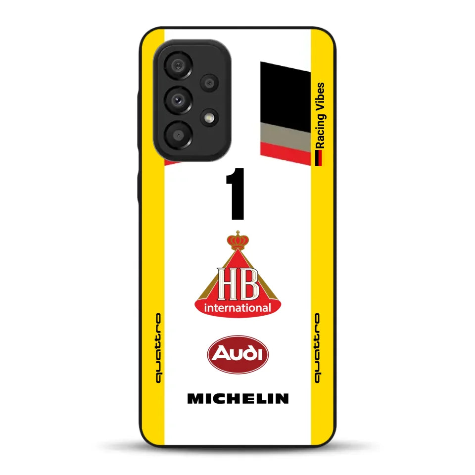 Audi Quattro S1 E2 Gruppe B Livery - Custodia per cellulare personalizzata per Samsung