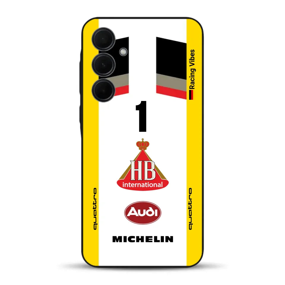 Audi Quattro S1 E2 Gruppe B Livery - Custodia per cellulare personalizzata per Samsung