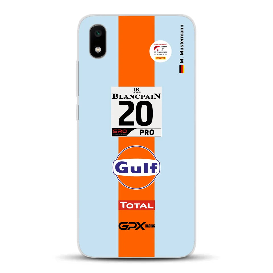 Gulf Porsche GT Livery - Custom phone case for Xiaomi