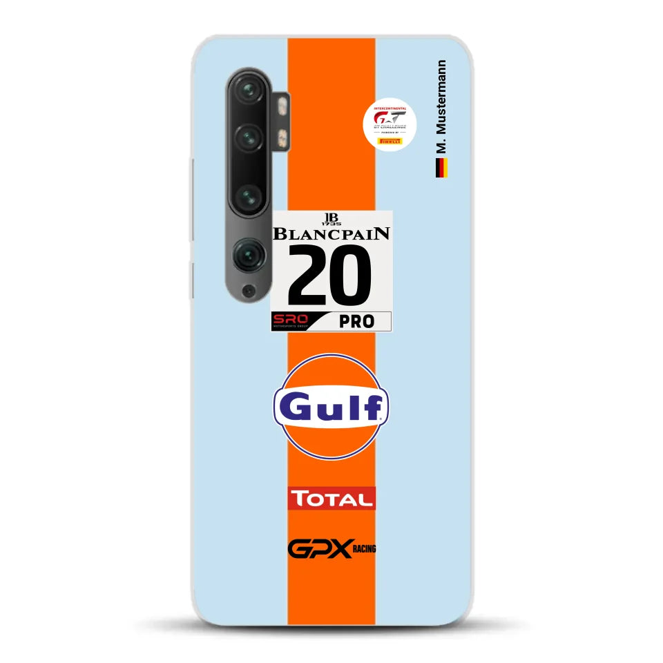 Gulf Porsche GT Livery - Custom phone case for Xiaomi