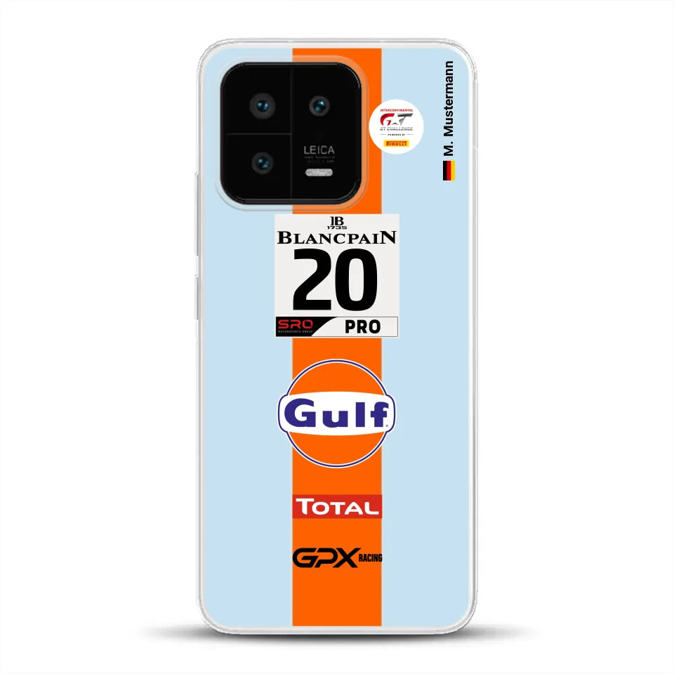 Gulf Porsche GT Livery - Custom phone case for Xiaomi