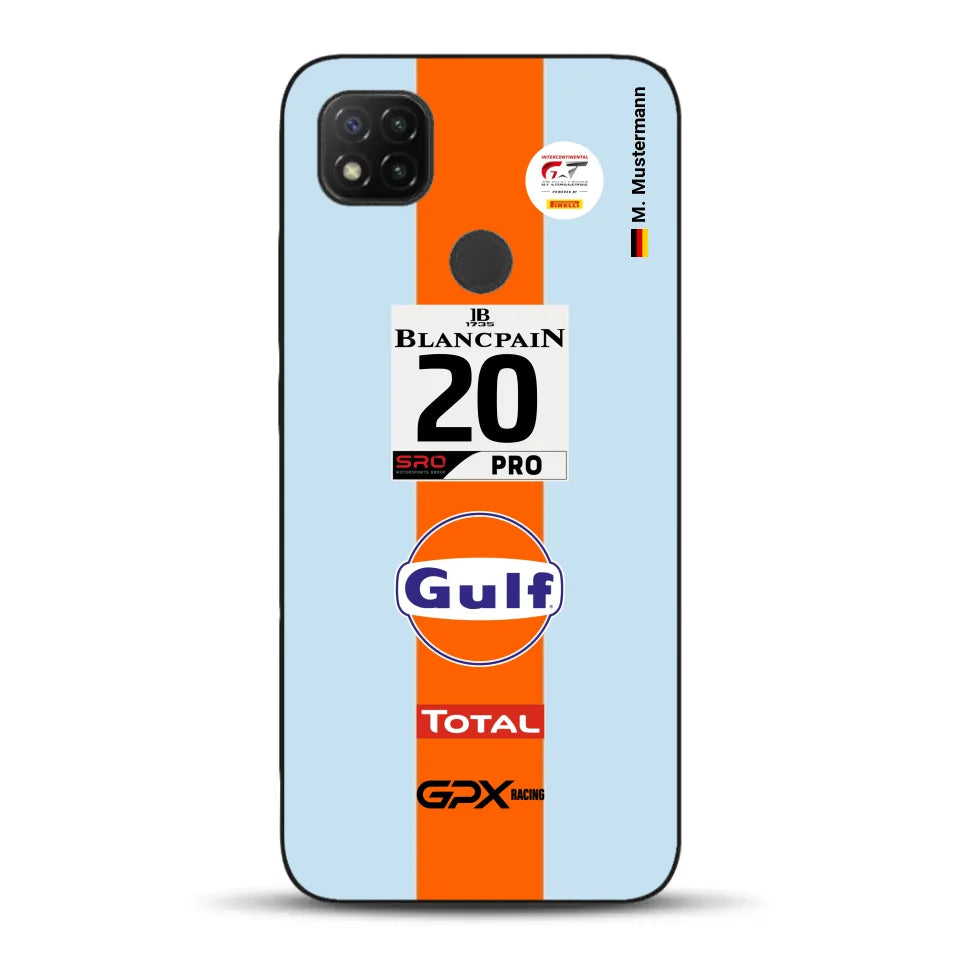 Gulf Porsche GT Livery - Custom phone case for Xiaomi