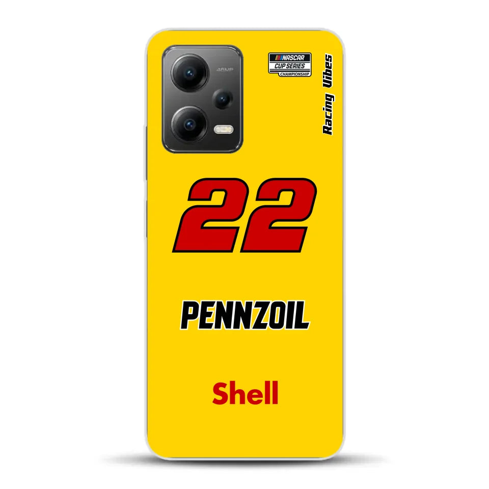 Nascar Joey Logano Champion 2024 Livery - Custodia per cellulare personalizzata per Xiaomi