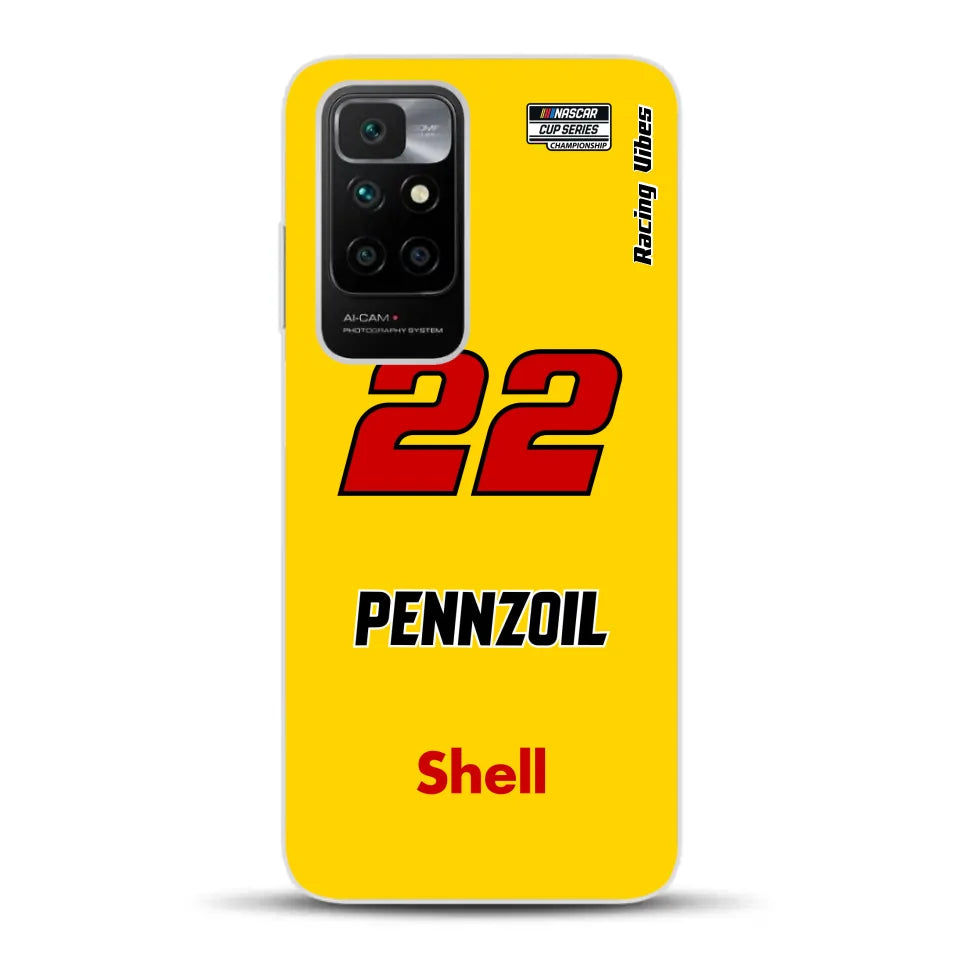 Nascar Joey Logano Champion 2024 Livery - Custodia per cellulare personalizzata per Xiaomi