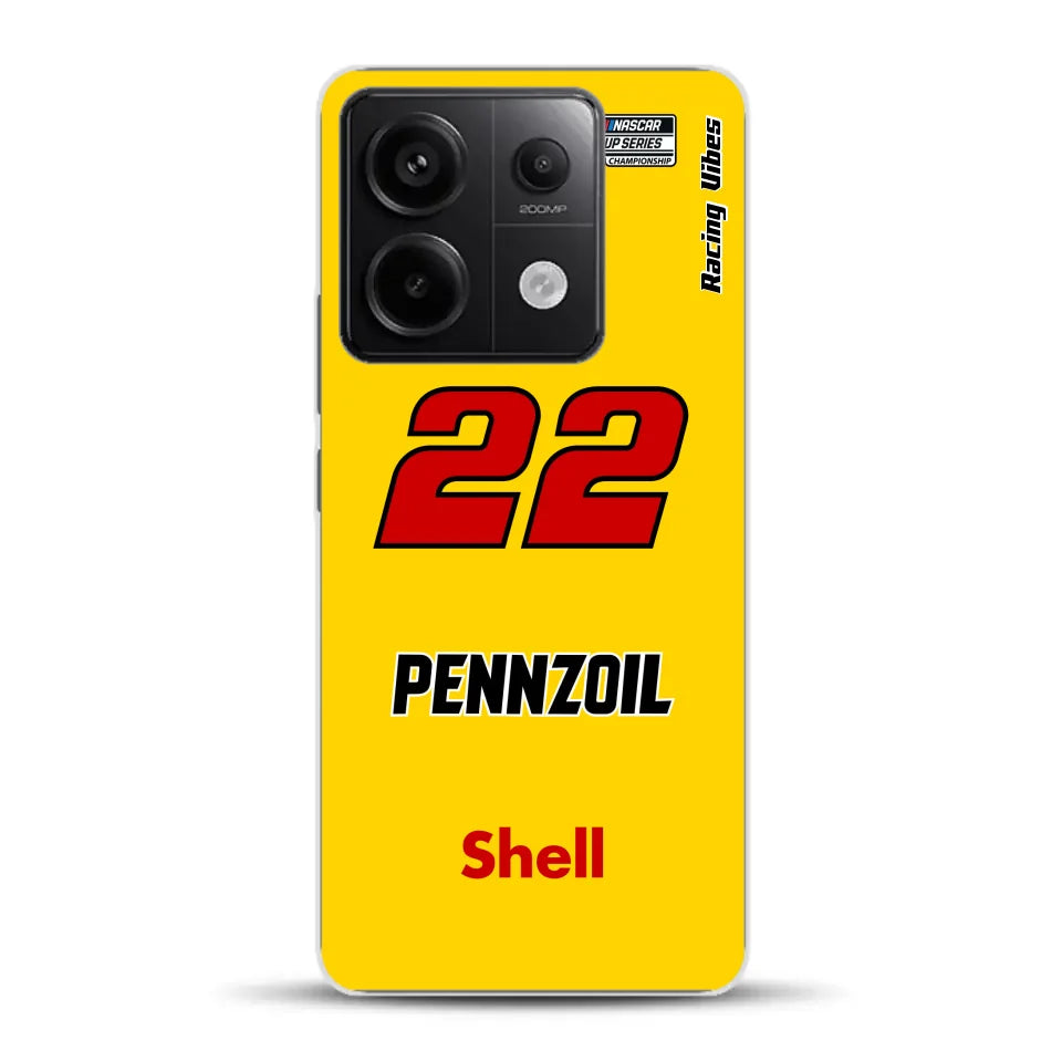 Nascar Joey Logano Champion 2024 Livery - Custodia per cellulare personalizzata per Xiaomi