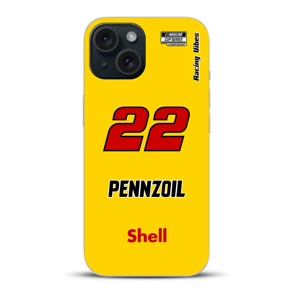 Nascar Joey Logano Champion 2024 Livery - Custodia per cellulare personalizzata per iPhone