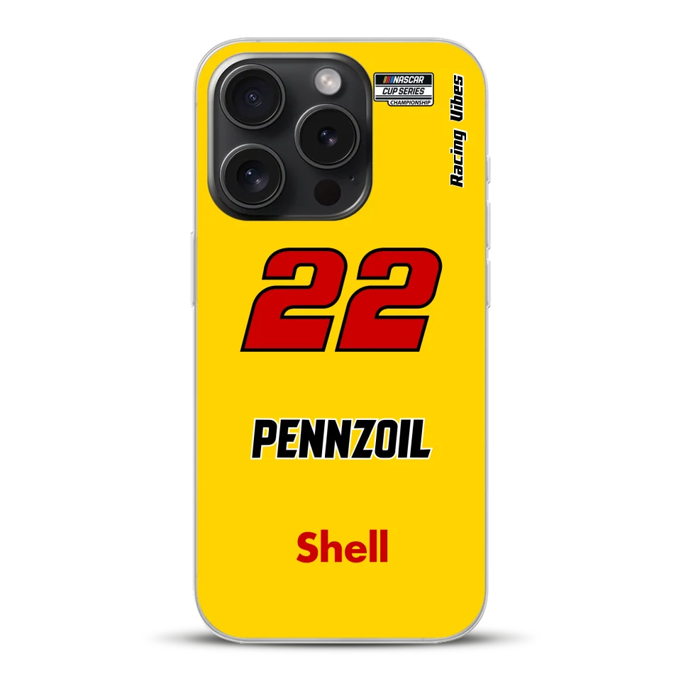 Nascar Joey Logano Champion 2024 Livery - Custodia per cellulare personalizzata per iPhone